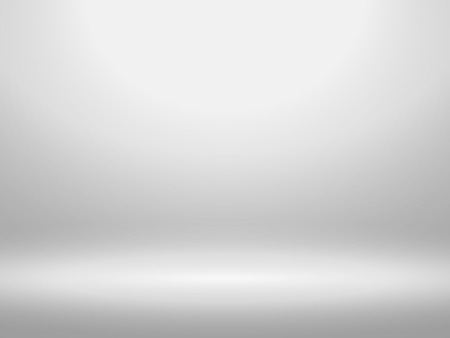 White simple illuminated studio background. Vector illustration.のイラスト素材
