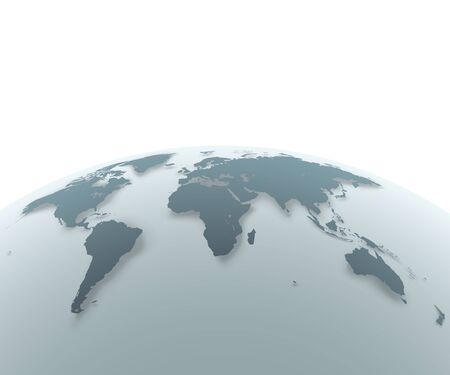 World shape business background with white copy space. Vector template.のイラスト素材