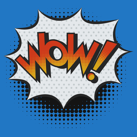 Exclamation in pop art style.のイラスト素材