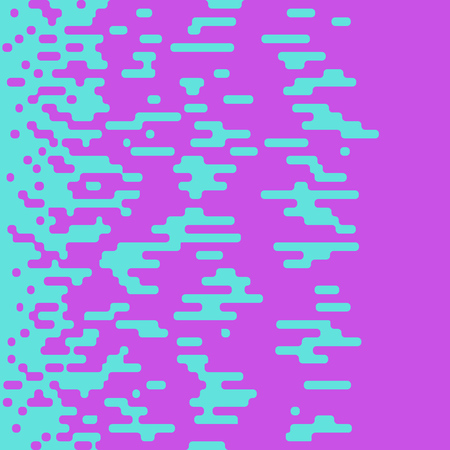 Two Color Rounded Lines Gradation Abstract Background. Vector Illustration.のイラスト素材