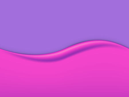 Pink and Violet Smooth Wave Vector Background with White Copy Space.のイラスト素材