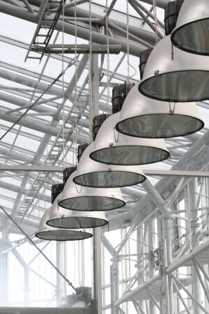 Greenhouse lightsの写真素材