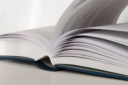 one new thick opened hard bound book