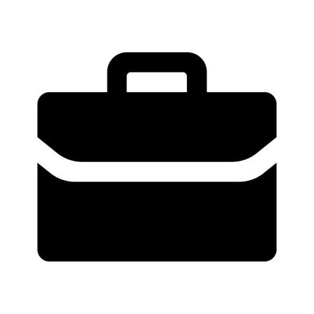 Simple vector icons for bags, business bags, employment information and more.のイラスト素材