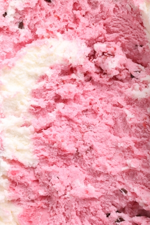 Close-up of strawberry ice cream in boxの写真素材