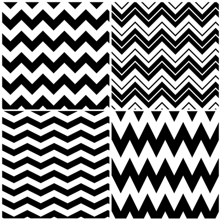 Set of vector chevron patternsのイラスト素材