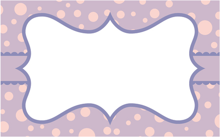 Decorative frame for invitation or cardのイラスト素材
