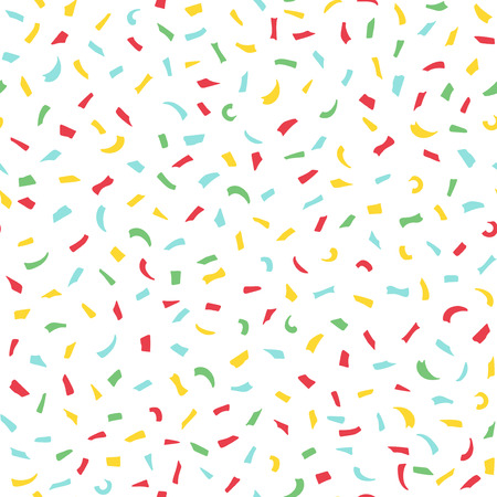Falling confetti - vector seamless patternのイラスト素材