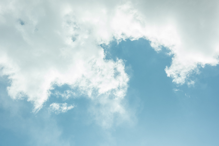 The picture is the sky of Korea. In Korea, air pollution caused by fine dust is serious, making it difficult to see clear sky.の写真素材