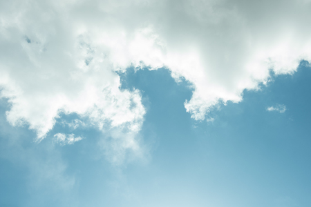 The picture is the sky of Korea. In Korea, air pollution caused by fine dust is serious, making it difficult to see clear sky.の写真素材