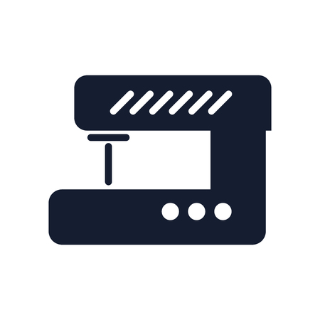 Sewing machine icon vector isolated on white background for your web and mobile app designのイラスト素材