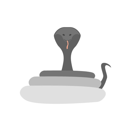 Snake icon vector isolated on white background for your web and mobile app designのイラスト素材