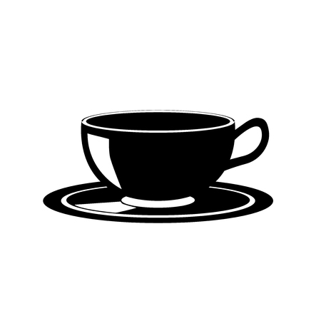 Coffee cup icon vector isolated on white background for your web and mobile app design, Coffee cup icon conceptのイラスト素材