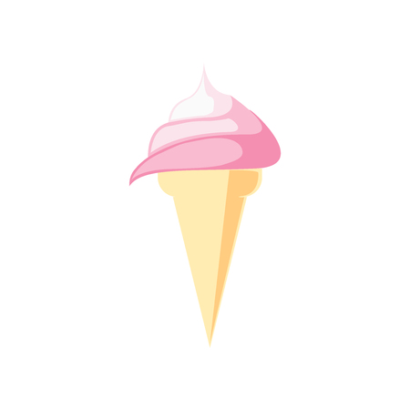 Ice cream icon vector isolated on white background for your web and mobile app designのイラスト素材