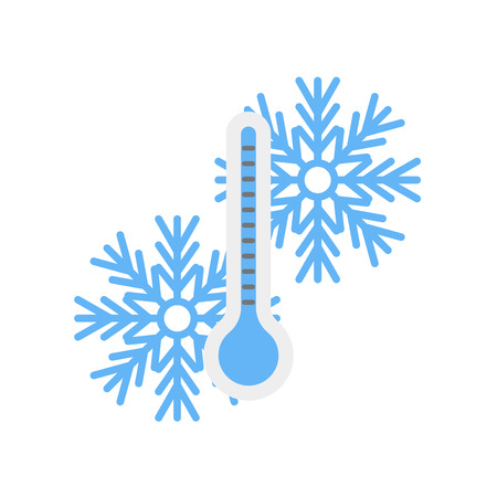 Temperature icon vector isolated on white background for your web and mobile app designのイラスト素材
