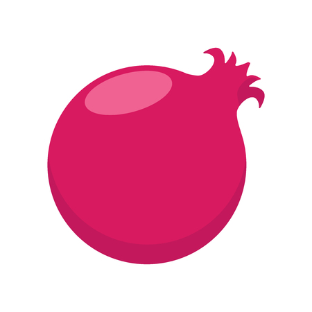 Pomegranate icon vector isolated on white background for your web and mobile app designのイラスト素材