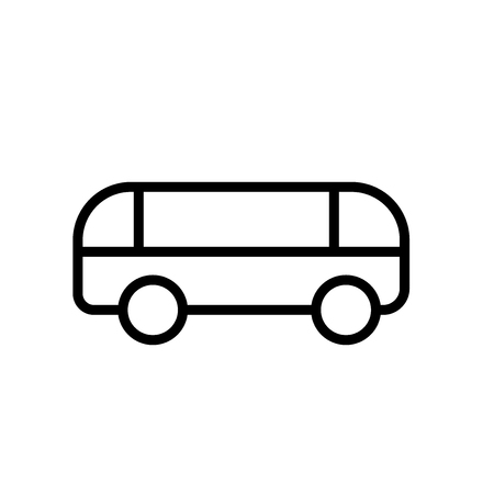 Car icon vector isolated on white background, Car transparent sign , line or linear sign, element design in outline styleのイラスト素材