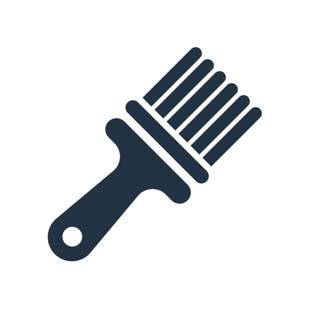 Brush icon vector isolated on white background, Brush transparent signのイラスト素材