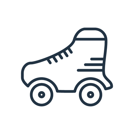 Roller icon vector isolated on white background, Roller transparent signのイラスト素材