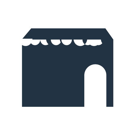 Store icon vector isolated on white background, Store transparent signのイラスト素材