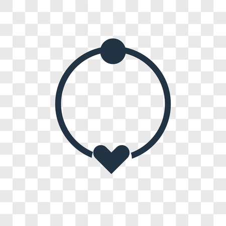 Necklace vector icon isolated on transparent background, Necklace logo conceptのイラスト素材