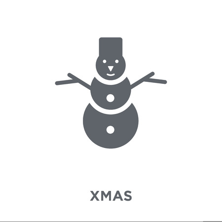 Xmas icon. Xmas design concept from Christmas collection. Simple element vector illustration on white background.のイラスト素材