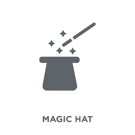 Magic hat icon. Magic hat design concept from Circus collection. Simple element vector illustration on white background.のイラスト素材