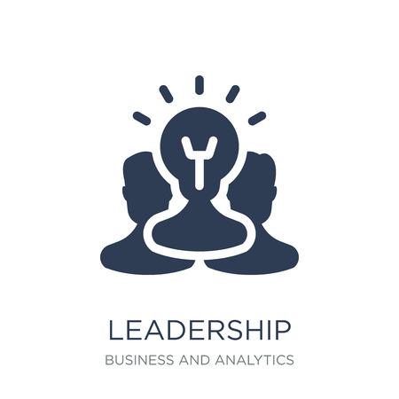 Leadership icon. Trendy flat vector Leadership icon on white background from Business and analytics collection, vector illustration can be use for web and mobile, eps10のイラスト素材
