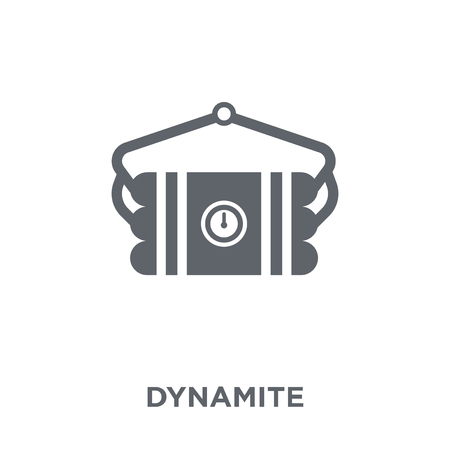Dynamite icon. Dynamite design concept from Army collection. Simple element vector illustration on white background.のイラスト素材