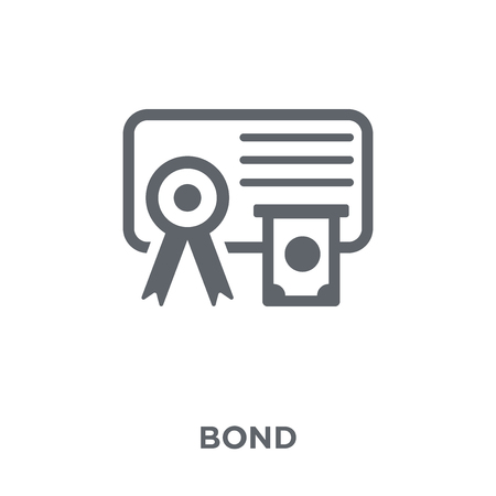 Bond icon. Bond design concept from Bond collection. Simple element vector illustration on white background.のイラスト素材