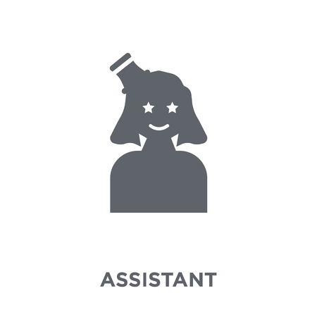 Assistant icon. Assistant design concept from Circus collection. Simple element vector illustration on white background.のイラスト素材