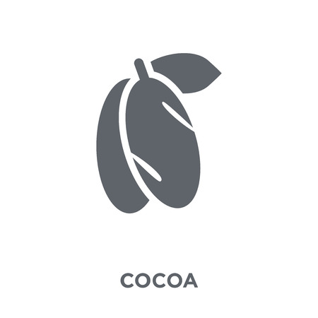 Cocoa icon. Cocoa design concept from Christmas collection. Simple element vector illustration on white background.のイラスト素材