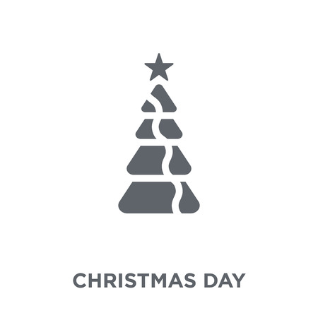 Christmas day icon. Christmas day design concept from Christmas collection. Simple element vector illustration on white background.のイラスト素材