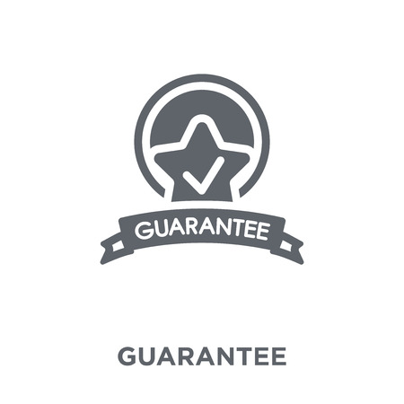 Guarantee icon. Guarantee design concept from Delivery and logistic collection. Simple element vector illustration on white background.のイラスト素材