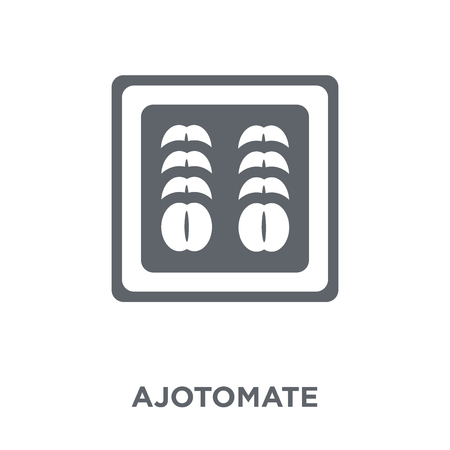 Ajotomate icon. Ajotomate design concept from Spanish Food collection. Simple element vector illustration on white background.のイラスト素材