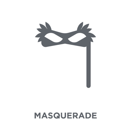 Masquerade icon. Masquerade design concept from Entertainment collection. Simple element vector illustration on white background.のイラスト素材