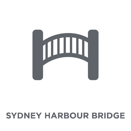 Sydney Harbour Bridge icon. Sydney Harbour Bridge design concept from Australia collection. Simple element vector illustration on white background.のイラスト素材