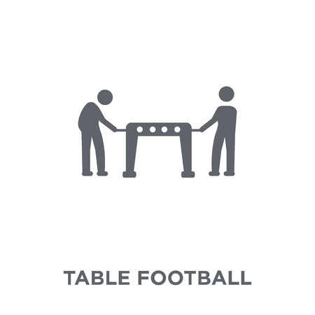 Table football icon. Table football design concept from Entertainment collection. Simple element vector illustration on white background.のイラスト素材