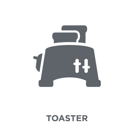 Toaster icon. Toaster design concept from  collection. Simple element vector illustration on white background.のイラスト素材