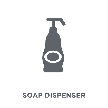 soap dispenser icon. soap dispenser design concept from  collection. Simple element vector illustration on white background.のイラスト素材