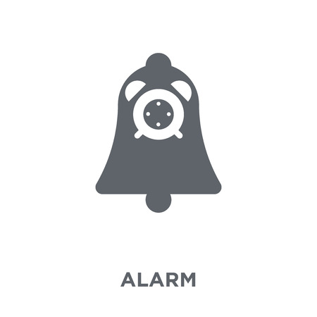 Alarm icon. Alarm design concept from Time managemnet collection. Simple element vector illustration on white background.のイラスト素材
