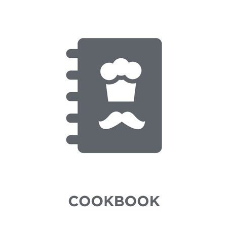 Cookbook icon. Cookbook design concept from Restaurant collection. Simple element vector illustration on white background.のイラスト素材