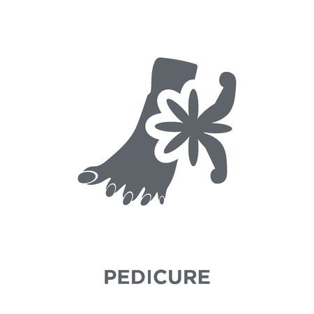 Pedicure icon. Pedicure design concept from  collection. Simple element vector illustration on white background.のイラスト素材