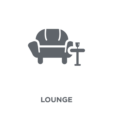 Lounge icon. Lounge design concept from Hotel collection. Simple element vector illustration on white background.のイラスト素材