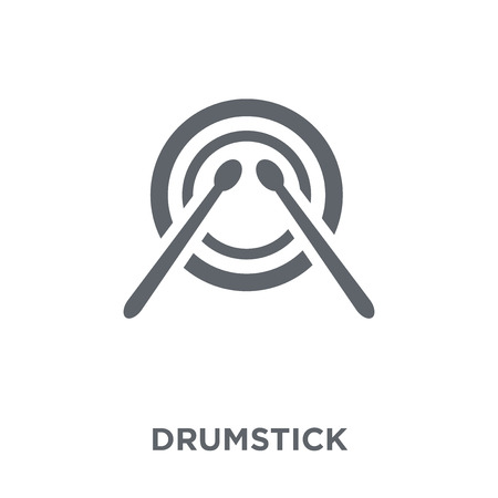Drumstick icon. Drumstick design concept from Music collection. Simple element vector illustration on white background.のイラスト素材