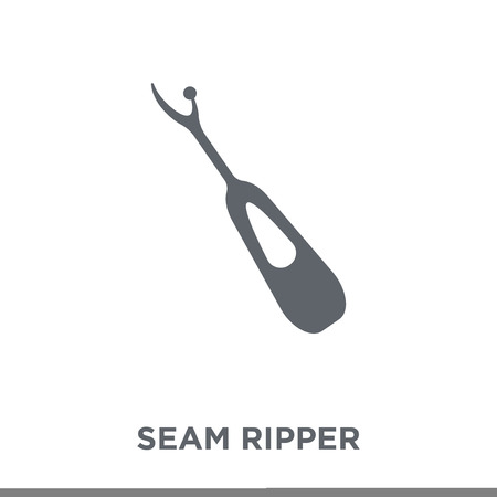 Seam ripper icon. Seam ripper design concept from Sew collection. Simple element vector illustration on white background.のイラスト素材