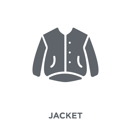 Jacket icon. Jacket design concept from  collection. Simple element vector illustration on white background.のイラスト素材