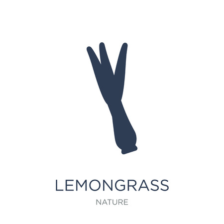 Lemongrass icon. Trendy flat vector Lemongrass icon on white background from nature collection, vector illustration can be use for web and mobile, eps10のイラスト素材