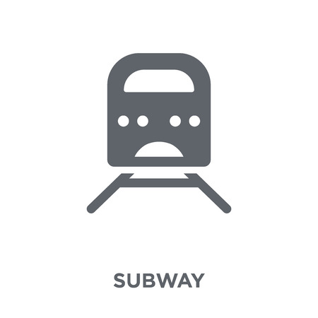 Subway icon. Subway design concept from  collection. Simple element vector illustration on white background.のイラスト素材