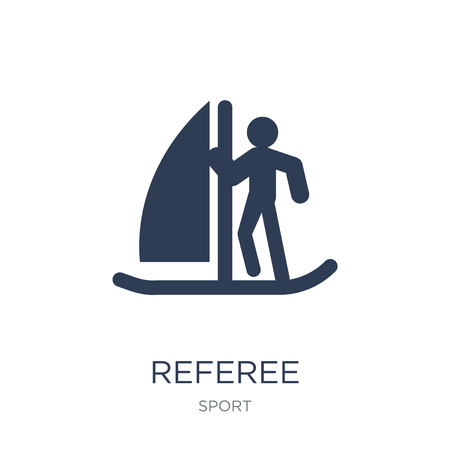 Referee icon. Trendy flat vector Referee icon on white background from sport collection, vector illustration can be use for web and mobile, eps10のイラスト素材